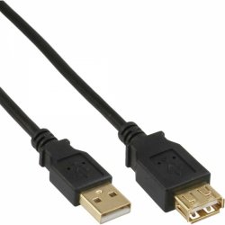 InLine 4043718125128 USB cable 5 m USB 2.0 USB A Black