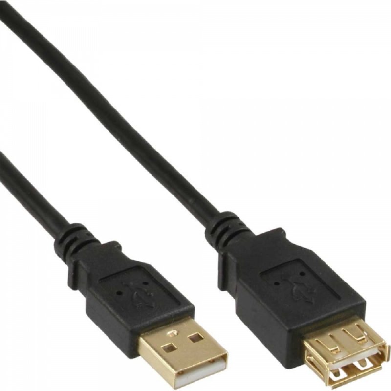 InLine 4043718125128 câble USB 5 m USB 2.0 USB A Noir