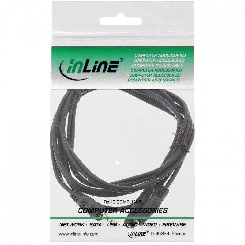 InLine 3.5mm Jack Y-Cable male to 2x 3.5mm jack female Stereo, 0.2m