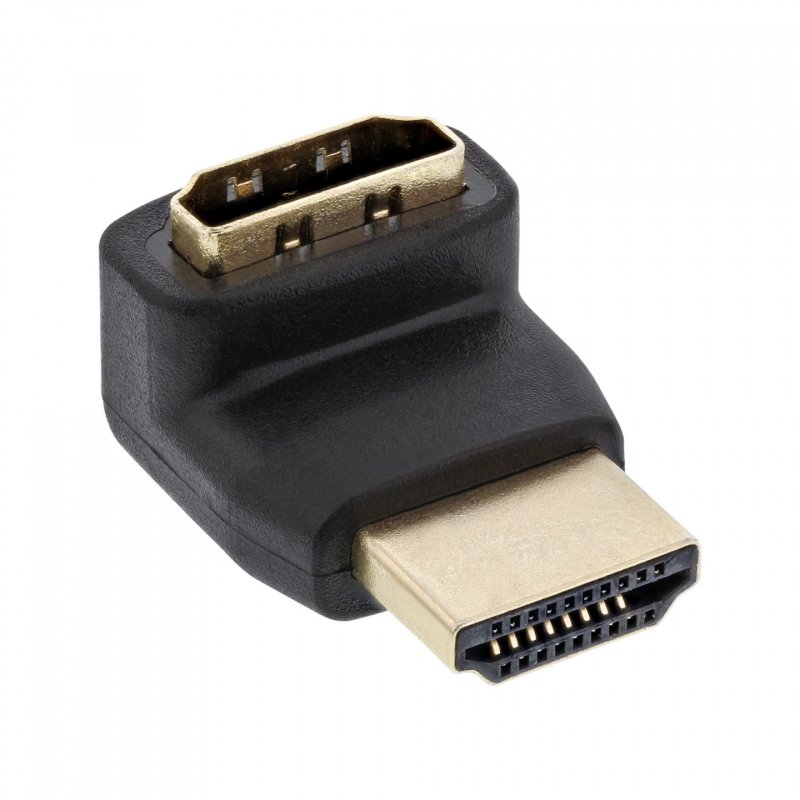 InLine 17600F changeur de genre de câble HDMI A female HDMI Noir