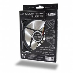 Noiseblocker M12-S2 système de refroidissement d’ordinateur Boitier PC Ventilateur Noir, Gris