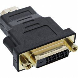 InLine HDMI to DVI Adapter male / 24+1 female gold plated