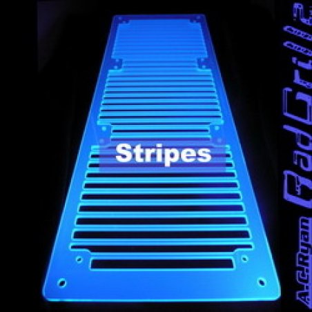 AC Ryan RadGrillz - Stripes 3x120 Acryl UVBlue