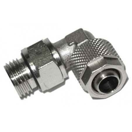 Innovatek Screw-1 / 4 "angled connecteur de fils Argent