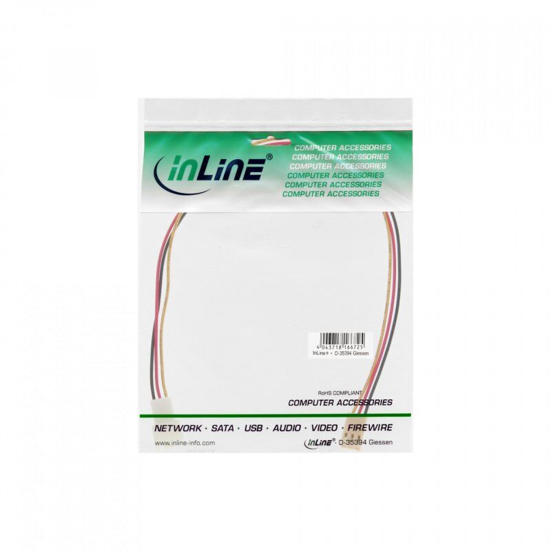 InLine 3 pin Molex 0,3 m
