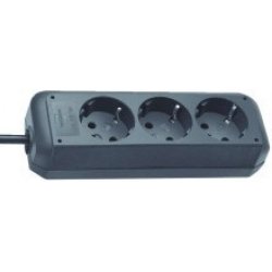 Brennenstuhl compatible Steckdosenleiste Eco 3fach - schwarz