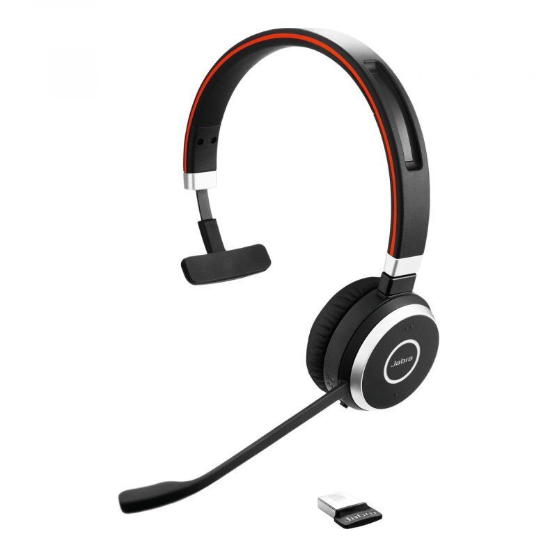 Jabra Evolve 65 UC Mono Casque Avec fil &sans fil Arceau Bureau/Centre d'appels Micro-USB Bluetooth Noir