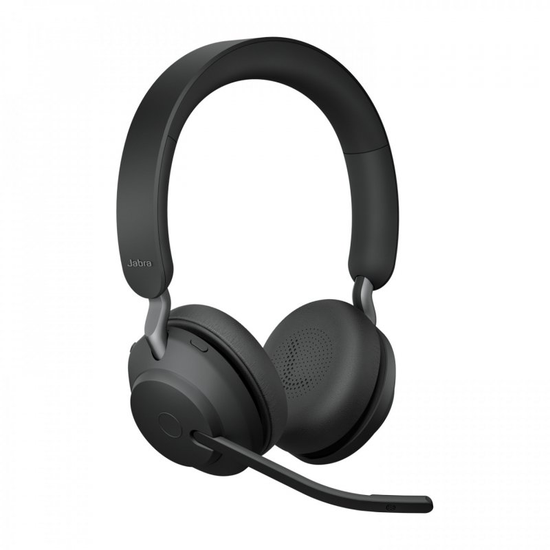 Jabra Evolve2 65, UC Stereo Casque Sans fil Arceau Bureau/Centre d'appels USB Type-C Bluetooth Noir