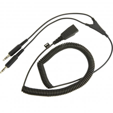 QD ADAPTER PC CABLE 2X 3.5MM