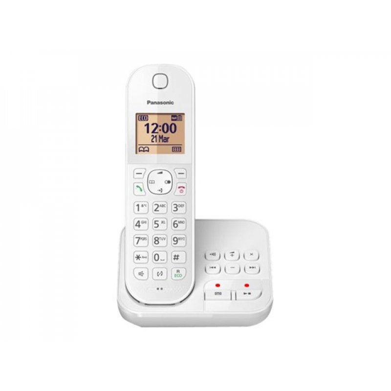 Panasonic KX-TGC420FRW téléphone Téléphone DECT Identification de l'appelant Blanc