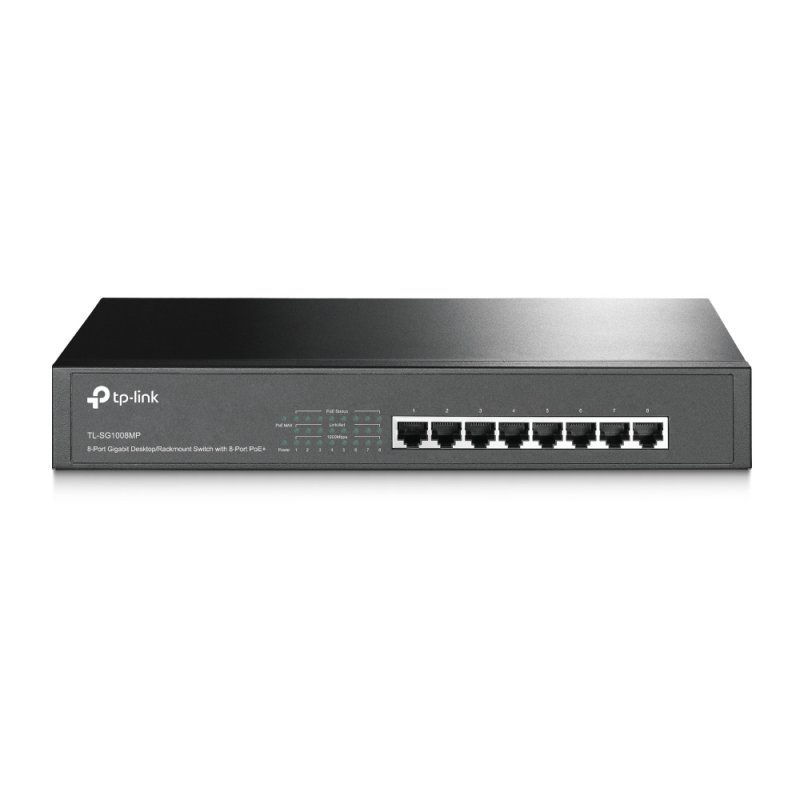 TP-Link compatible TL-SG1008MP - Switch - 8 Anschlüsse - unmanaged - an Rack montierbar