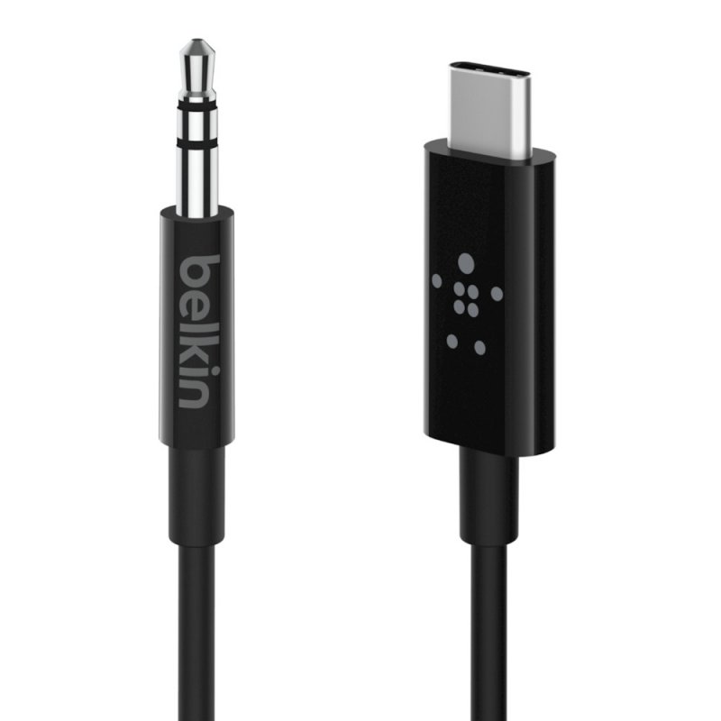 CABLE AUDIO 3,5mm USB-C Noir