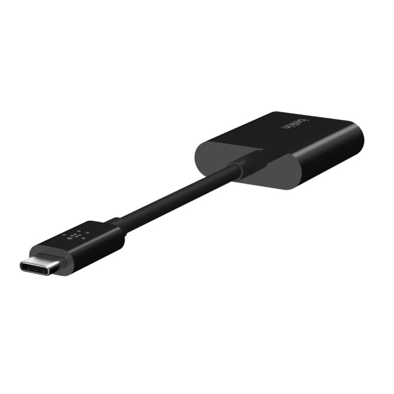 Adaptateur USB-C Connect audio + recharge (Noir)