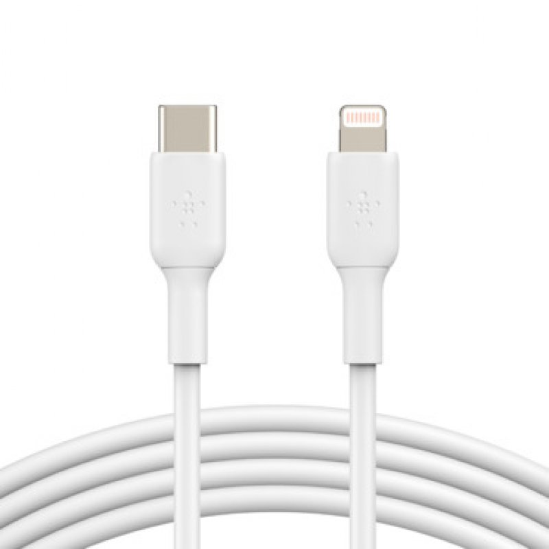 Câble USB-C vers Lightning MFI (blanc) - 1 m