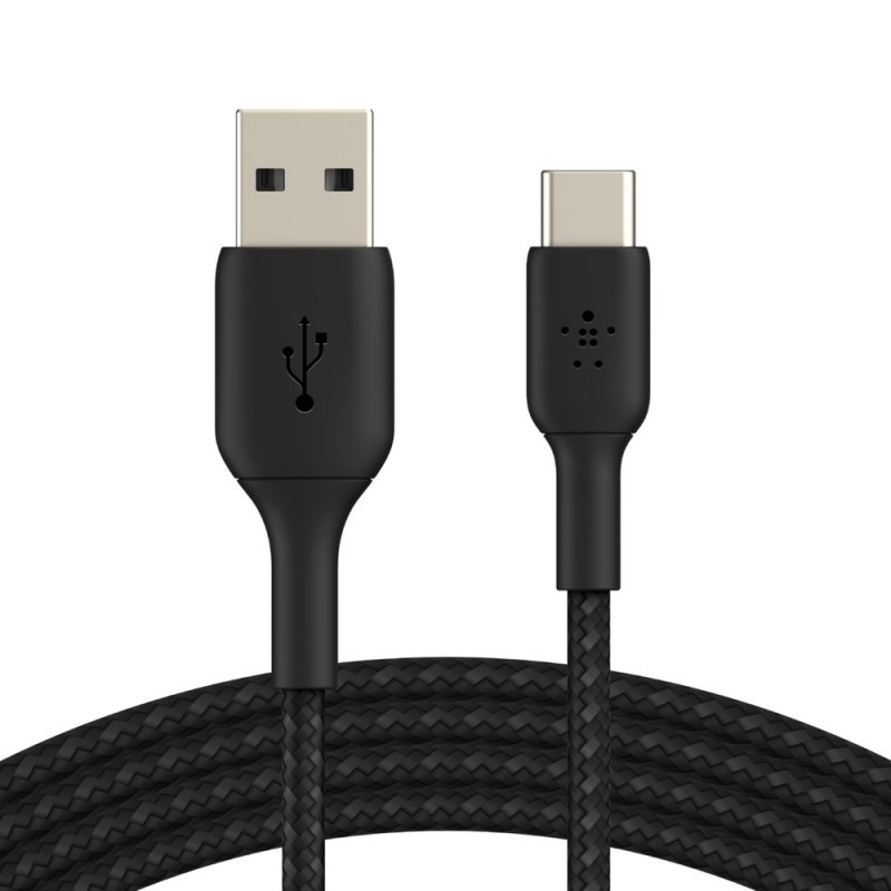 BELKIN Braided C-A 0.15M BLK