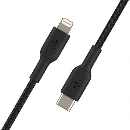 Belkin CAA004BT2MBK câble Lightning 2 m Noir