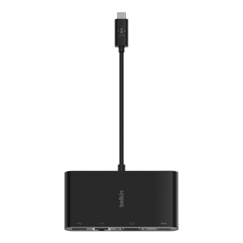 Belkin AVC005BTBK notebook dock/port replicator Wired USB 3.2 Gen 1 (3.1 Gen 1) Type-C Black