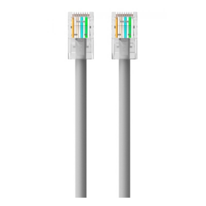 CBL CAT6 STP RJ45M M 1M-GrisPATCH SNAGLESS CCA
