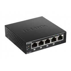 D-Link DGS-1005P Unmanaged L2 Gigabit Ethernet (10/100/1000) Power over Ethernet (PoE) Black