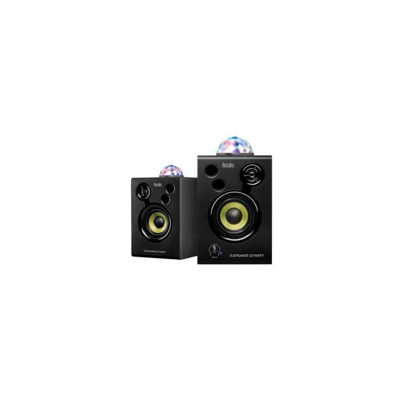 Hercules DJ Speaker 32 Party loudspeaker Black Wired 30 W