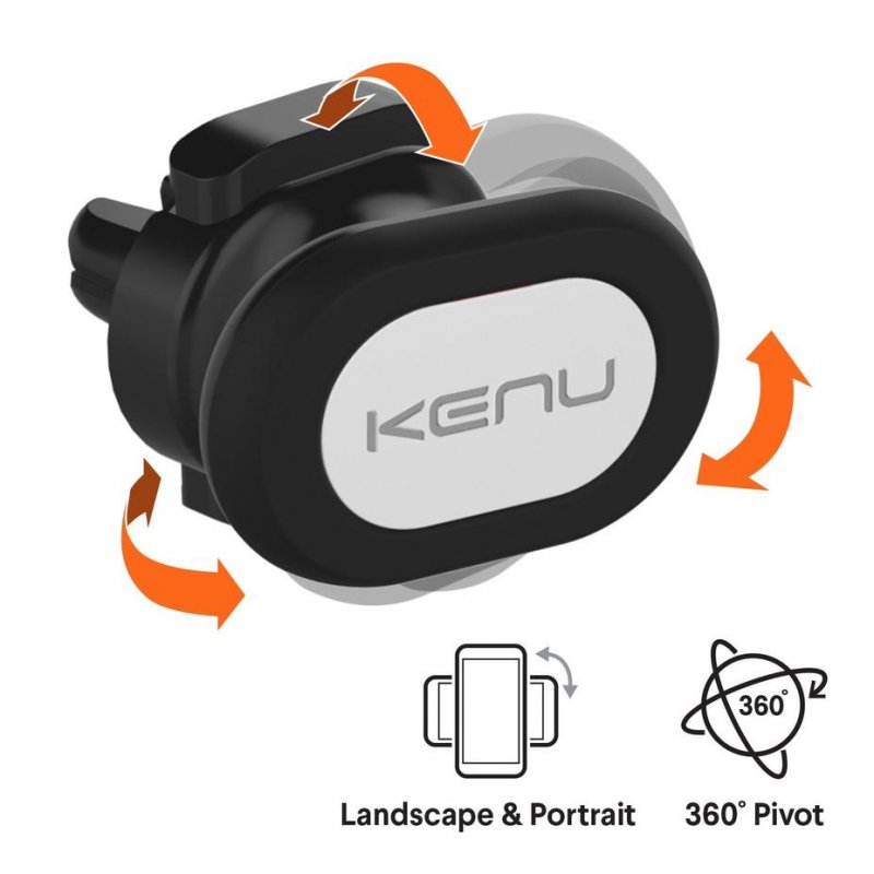 Kenu Airframe Magnetic Passive holder Mobile phone/Smartphone Black, White