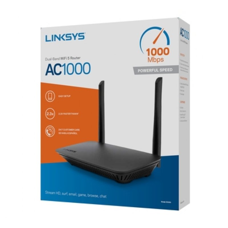 Linksys E5350 routeur sans fil Fast Ethernet Bi-bande (2,4 GHz / 5 GHz) Noir