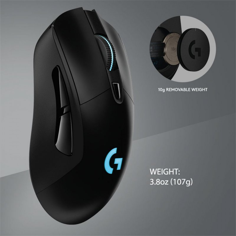 Logitech G G703 Ratón HLIGHTSPEED inalámbrico para gaming Con sensor HERO