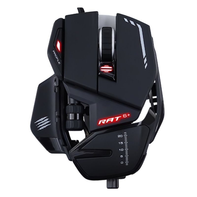 Mad Catz R.A.T. 6+ souris Droitier USB Type-A Optique 12000 DPI