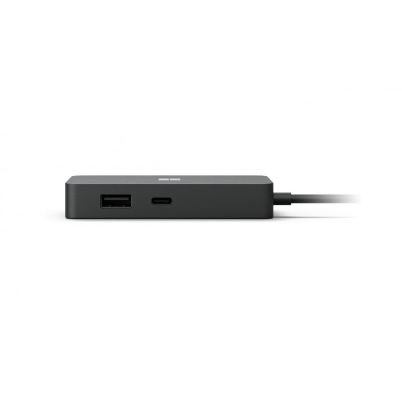 Microsoft USB-C Travel Hub Black USB graphics adapter