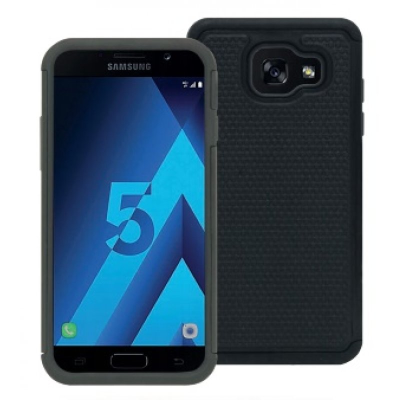 Mobilis BUMPER RUGGED CASE FOR GALAXY A5 2017 coque de protection pour téléphones portables 13,2 cm (5.2") Housse Noir