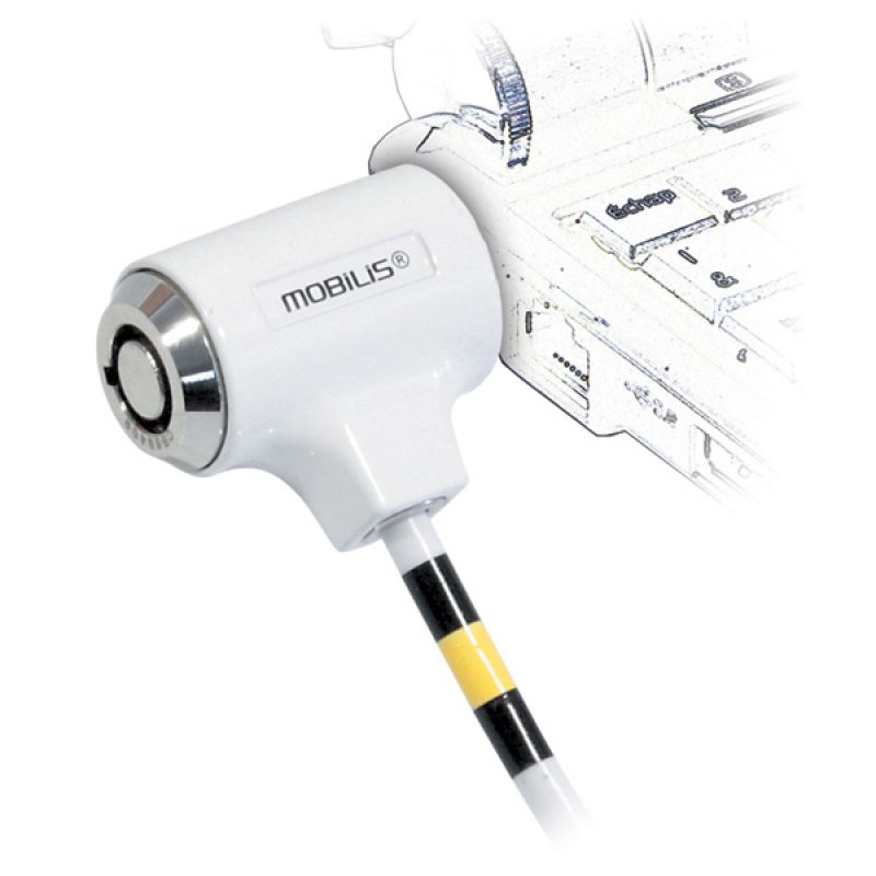 CABLE SIMPLE LOCK Blanccƒble de s‚curit‚