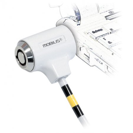 CABLE SIMPLE LOCK Blanc