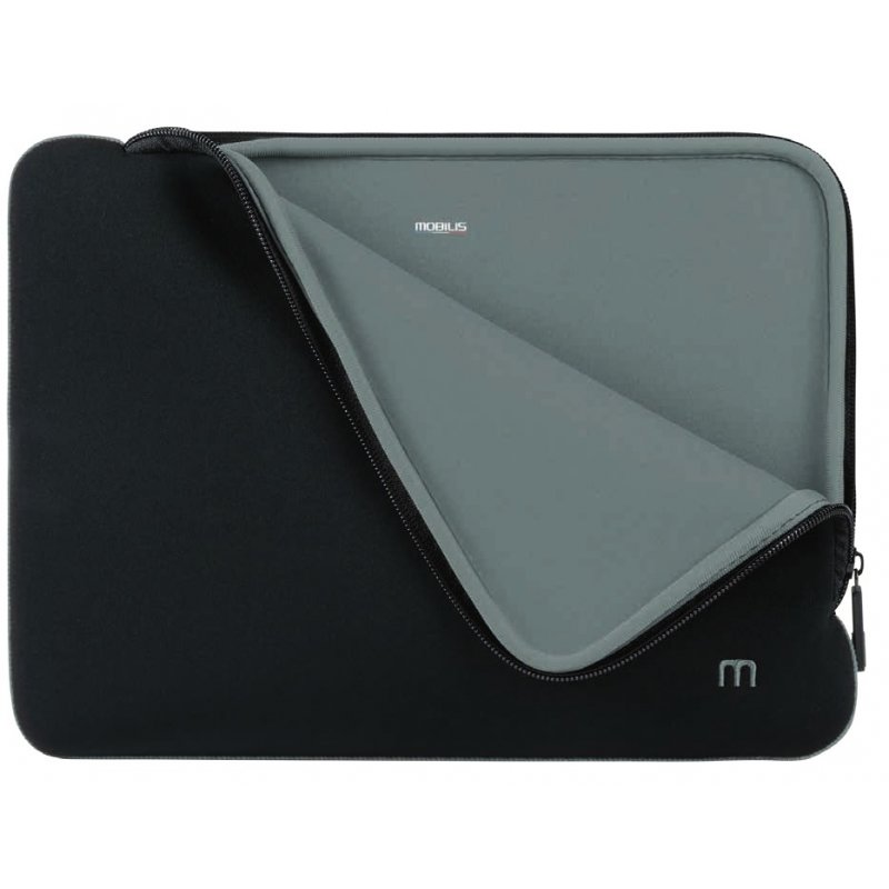 Mobilis Skin notebook case 35.6 cm (14") Sleeve case Black, Grey