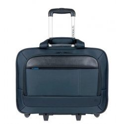 Mobilis Executive 3 sacoche d'ordinateurs portables 40,6 cm (16") Valise sur roulette Noir, Bleu
