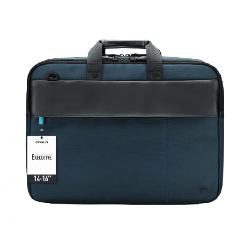 Mobilis Executive 3 sacoche d'ordinateurs portables 40,6 cm (16") Malette Noir, Bleu