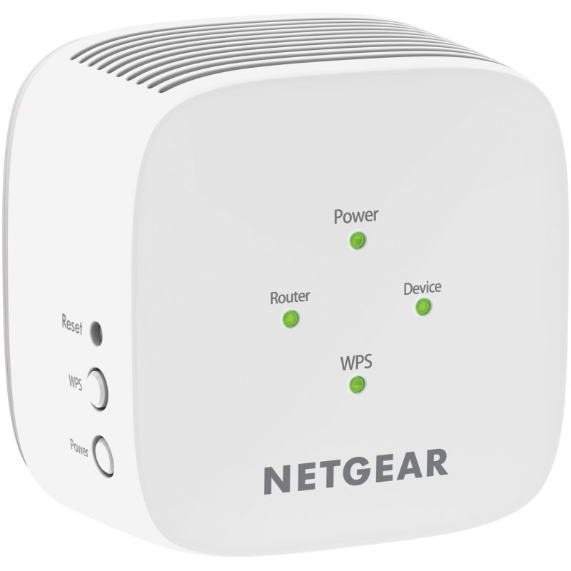 NETGEAR EX6110 Émetteur et récepteur réseau Blanc 10, 100, 300 Mbit/s