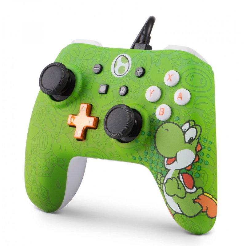 PowerA Yoshi Vert, Blanc USB Manette de jeu Analogique/Numérique Nintendo Switch