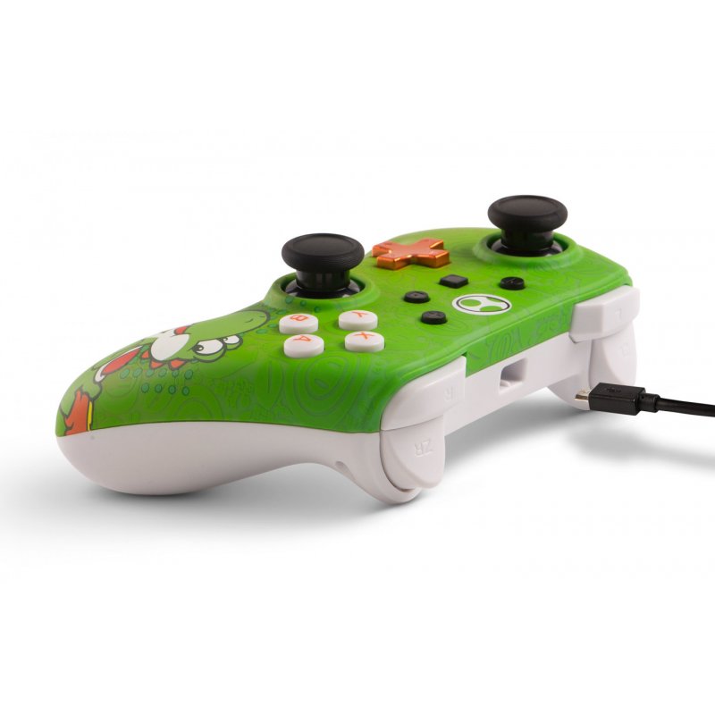 PowerA Yoshi Vert, Blanc USB Manette de jeu Analogique/Numérique Nintendo Switch