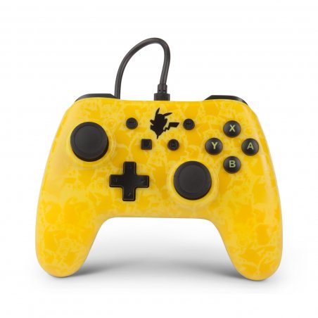 PowerA Pikachu Silhouette Yellow USB Gamepad Analogue / Digital Nintendo Switch