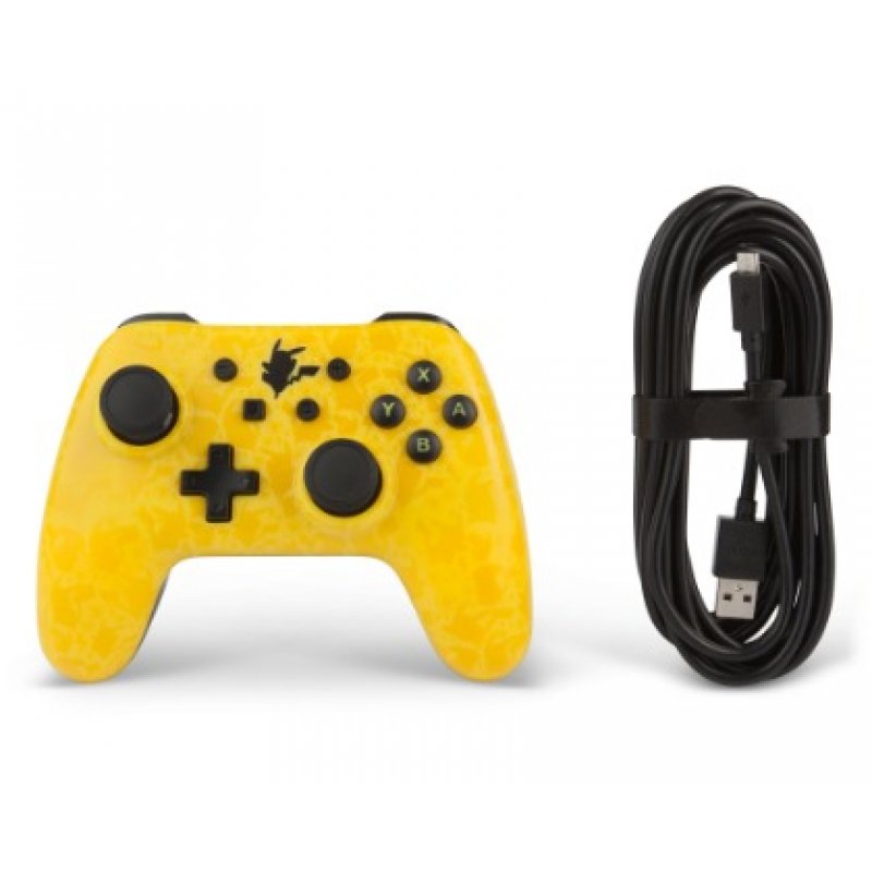 PowerA Pikachu Silhouette Jaune USB Manette de jeu Analogique/Numérique Nintendo Switch