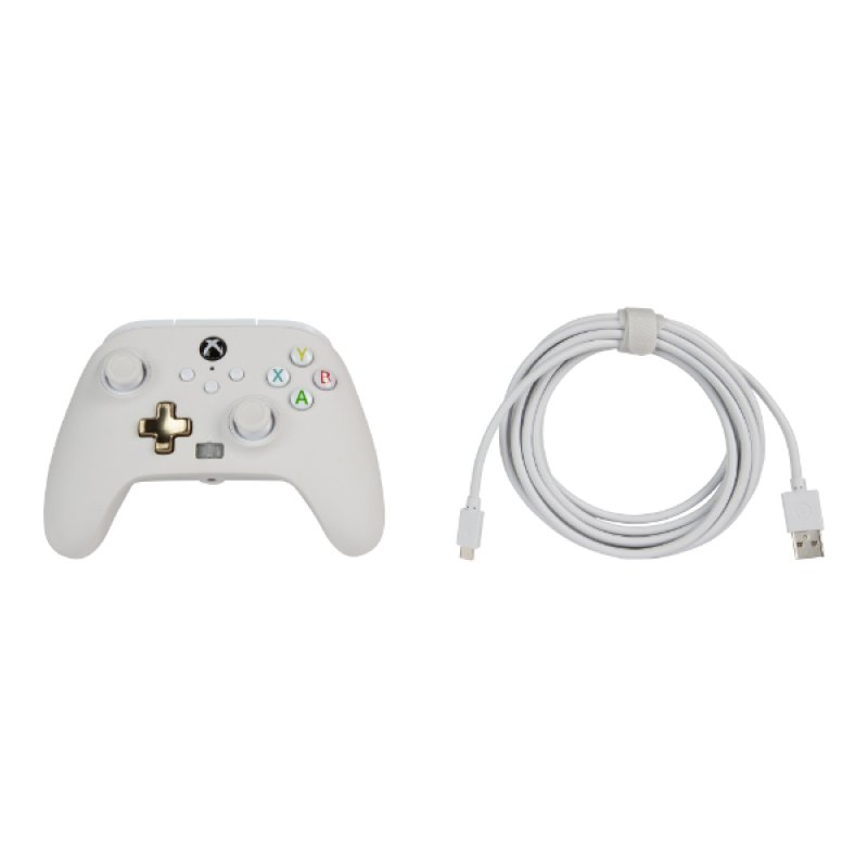 PowerA 1518809-01 Gaming Controller White USB Gamepad Analogue / Digital Xbox One, Xbox Series S, Xbox Series X