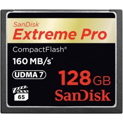EXTREME PRO CF 160MB/S 128GBCarte CompactFlash UDMA7