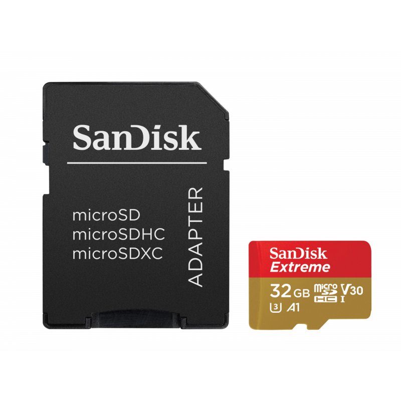 EXTREME MICROSDHC 32GBCarte micro SD avec adaptateur