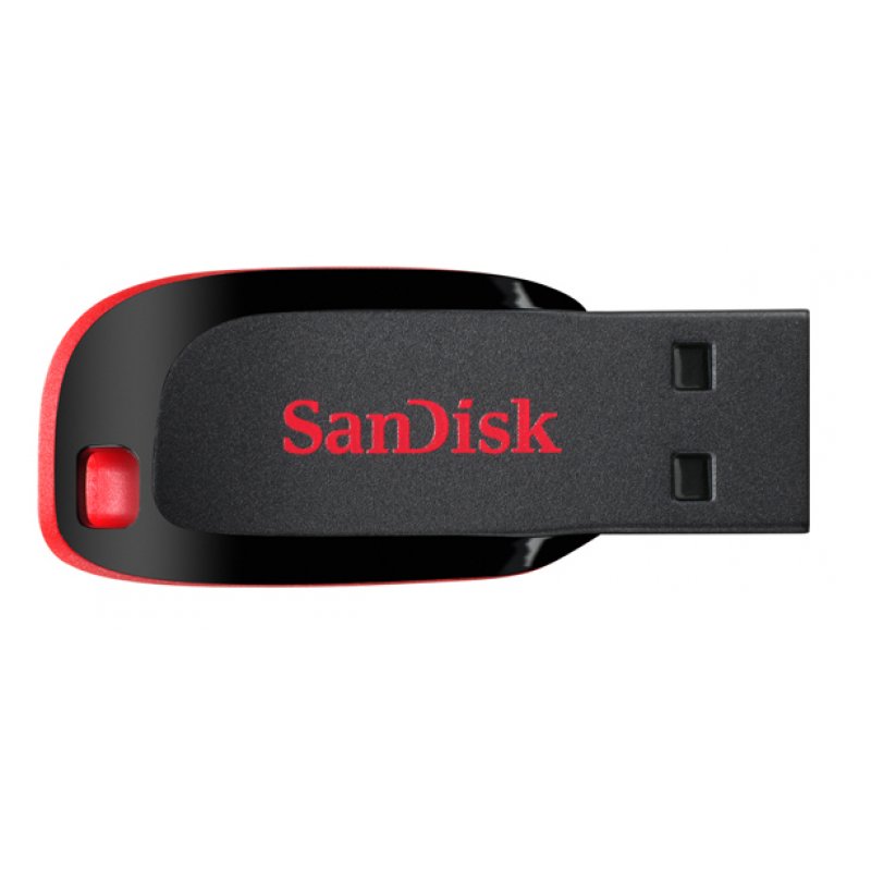 SanDisk Cruzer Blade lecteur USB flash 16 Go USB Type-A 2.0 Noir, Rouge