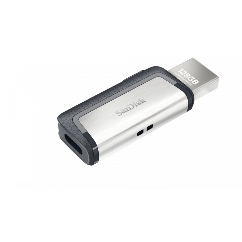 SanDisk Ultra Dual Drive USB Type-C lecteur USB flash 128 Go USB Type-A / USB Type-C 3.2 Gen 1 (3.1 Gen 1) Noir, Argent