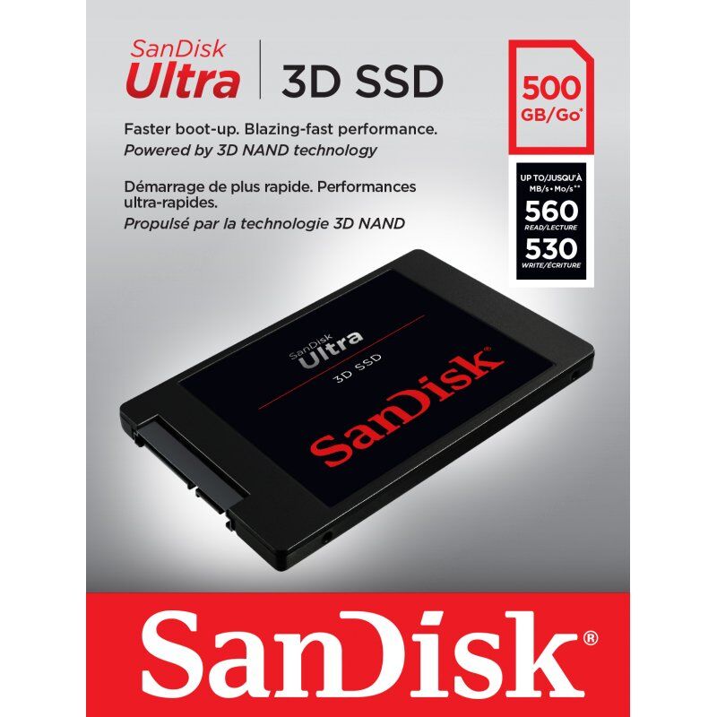 Ultra 3D SSD - 500 Go