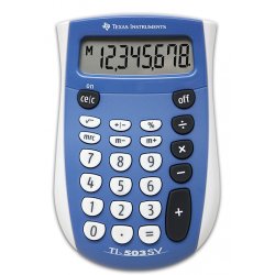Texas Instruments TI-503 SV calculator Pocket Display Blue, Grey