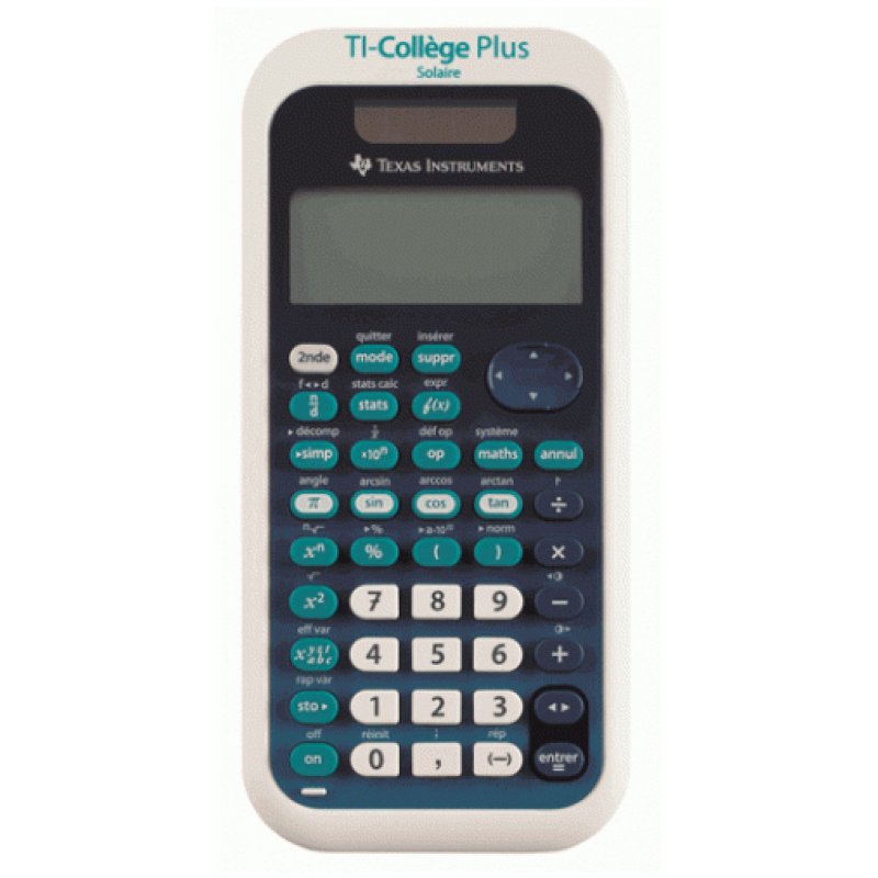 Texas Instruments TI College Plus calculator Pocket Scientific Black, Blue, White