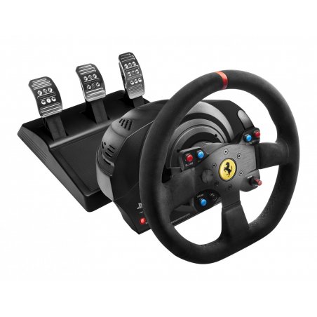 Thrustmaster T300 Ferrari Integral Racing Wheel Alcantara Edition Black Steering wheel + Pedals Analogue / Digital PC, P