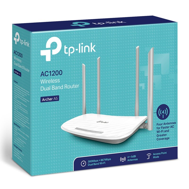 ARCHER A5Routeur Wi-Fi bi-bande AC1200M